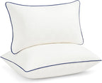 Oubonun 14x20 Pillow Inserts Set of 2 - Rectangle Decorative Throw Pillows for Sofa Couch Bed Living Room Beige 100% Polyester Filling 14 x 20 Inch Lumbar Pillows