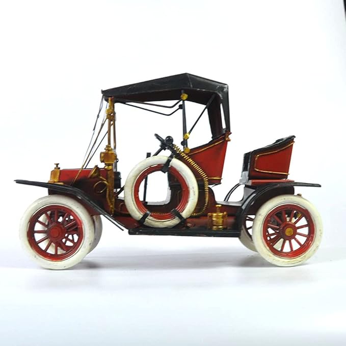 Iron Antique Vintage Car Model Retro Home Decor Collectible Vehicle Hobby Gifts