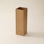 Square Umbrella Holder, Umbrella Stand Rack, Umbrella Bucket with Drip Tray, Natural Wood Grain, Free Standing Umbrella Holder Entryway Umbrella Holder Rack Organizer (Color : Willow)