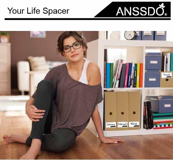 ANSSDO 12 Pack Brown Cardboard Magazine Holder Bulk Kraft Magazine File Holder Magazine Organizer, Magazine Storage Box, Large Volume Magazine File Organizer as Book Bins or Folder Holder for Desk