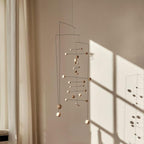 Counterpoint Hanging Mobile - Black Color - 14 Inches - Steel - Handmade in Denmark by Flensted