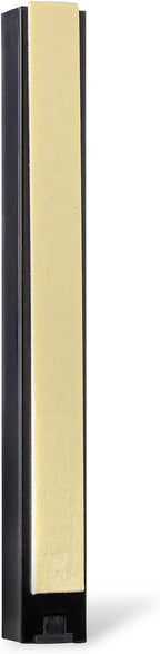 Pack of 5 Matte Black Aluminum Waterproof Mezuzah Case, Fit up to 5" / 12cm Mezuzah Scroll, with Embossed Matte Black SHIN, Easy Peel and Stick (Scroll Not Included)