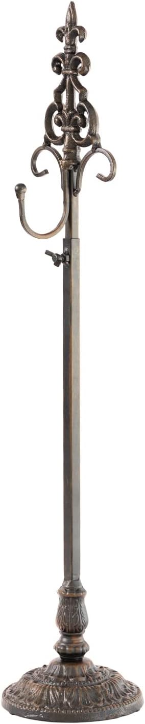 Wreath Stands for Display, Metal Wreath Holder Stand, Standing Wreath Hanger with Wrought Iron Base, Adjustable Tabletop Display Stand for Christmas and New Year Wreath, Wedding Party Decor