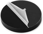 QWORK Round Acrylic Products Display Riser Stands, 12 Tier Jewelry Display Stands for Rings Earrings,Mini Figurines, Black