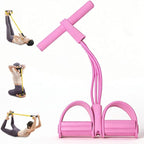 21 Fitness Resistance Bands with 4 Tube Pedal Ankle Puller, 2026 New Multifunction Elastic Yoga Resistance Band, Stretching Bands for Home Gym Use