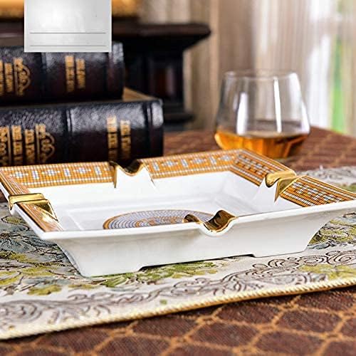 Cigar Ashtray for Indoor or Outdoor Use, Desktop Smoking Ash Tray for Home Office Decoration