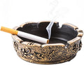 Cigar Ashtray Ash Tray,Cute Ashtray for Outside Patio Outdoor(Vintage,Bronze)