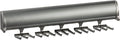 TAG Hardware Designer 15 Hook Full Extension Telescopic Tie Rack Closet Organizer (Slate)