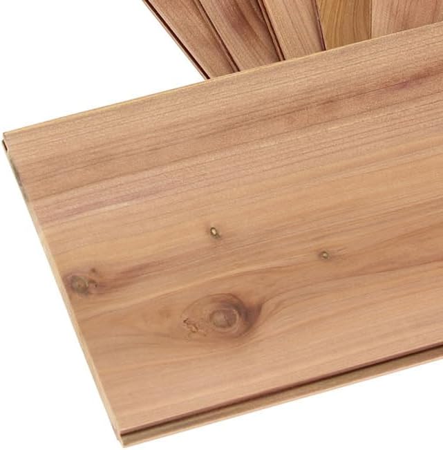 Household Essentials 25012-1 Cedarline Collection Cedar Wood Panels for Closet Storage | 10 Piece Value Pack