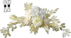 Wnvivi Artificial Flower Swag,Wedding Arch Flowers,Rose Swag Arch Swag Lintel Floral for Wedding Ceremony,Front Door,Centerpiece Decor-Beige