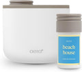 Aera Mini Home Fragrance Diffuser and Mini Beach House Scent Refill Bundle - for Rooms 100-500 Sq Ft - Alexa Compatible, Hypoallergenic, Family and Pet Safe, App Controlled