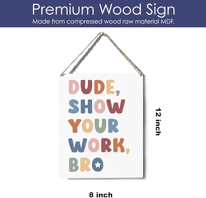 Xiolcxdr Funny Classroom Wall Art Decor First Day of College Daycare Gift Math Geometry Science History Music Teacher Gifts Teacher's Day Gifts for Women Man Class Prints Wall Sign