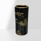 Ceramic Umbrella Stand Umbrella Holder for Entryway Hand-Made Umbrella Stand Barrels Umbrella Holder Cane Floor Standing Vase Ceramic Storage Bucket for Home Office Entrance Indoor.(Classic 207)