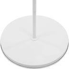 Belt Display Stand with 31 Hooks – White Steel Double-Tier Tie & Scarf Organizer, 66.1" Tall, Heavy Duty Rotating Rack for Belts, Ties, Scarves, Home, Closet, Boutique, Clothing Store