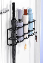 4/6 Compartment Umbrella Stand Wall Mounted Modern Metal Space Saving Umbrella Holder Rack Indoor Umbrella Organizer for Home