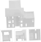 Mini Villa Model Realistic Ornament for Sand Table Decor for Architectural Collectibles Dollhouse Accessories and Landscape Displays