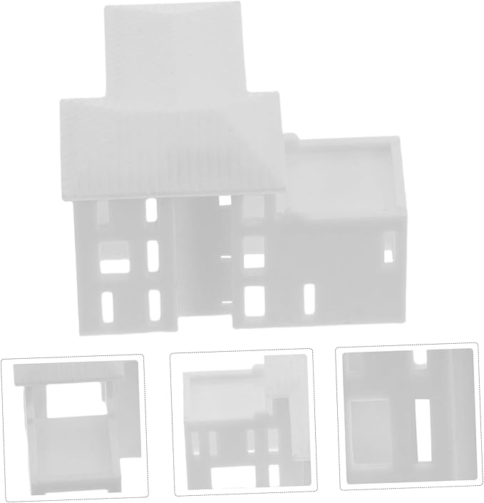 Mini Villa Model Realistic Ornament for Sand Table Decor for Architectural Collectibles Dollhouse Accessories and Landscape Displays