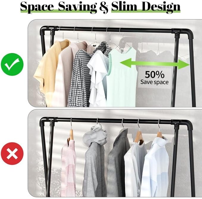 Wire Metal Clothes Hangers Bulk 100 Pack, 16 Inch 12 Gauge Standard Size, Slim Space Saving for Coat Suits Shirts Pants Skirts, Non Slip, Silver