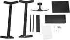 22.05 Lbs Capacity Wood Valet Stand, Clothes Valet Rack with Drawer Top Tray, Freestanding Clothing Stand with Contour Hanger Trouser Bar Tie & Belt Hooks and Shoe Rack, White