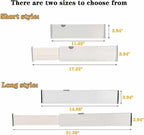 4 Pack Drawer Dividers for Clothes, 3.94" High 11.05"-17.32" Adjustable Expandable Dresser Drawer Organizer, Clear Plastic Separators for Dresser, Baby Clothing, Underwear, Cosmetic