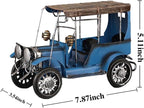 Antique Vintage Car Model Handcrafted Classic Car Ornament for Home Office Desktop Decoration Hobbies