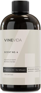 VINEVIDA [16 Fl Oz] Bamboo Garden Fragrance Oil for Cold Air Diffusers, Essential Oils for Diffuser Oil Refill & Air Freshener Room Spray