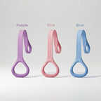 Cur8trend Exercise Band - Figure 8 Resistance Bands with Handles, Silicone Exercise Bands for Women & Men, 20 lb Tension Rope for Arm Workout Equipment, Stretching Bands for Yoga
