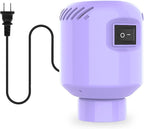 Electric Pump for Vacuum Storage Bags, Travel Vacuum Pump for Various Vacuum Seal Bags Portable Vacpack Air Pump for Compression Clothing Blanket Luggage Purple (Storage Bag Not Included)