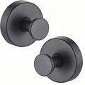 Suction Cup Wreath Hanger, 15 Lbs Heavy Duty Hooks for Christmas Holiday Decor, 2-Pack Black Wreath Holder with Strong Adhesion, No Drill Installation for Windows Glass Surfaces