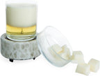 Candle Warmers ETC 2-in-1 Candle and Fragrance Warmer for Warming Scented Candles or Wax Melts and Tarts with to Freshen Room, Swirl
