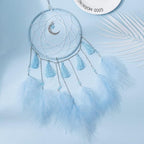 Dream Catchers Blue Dream Catcher Wall Decor for Bedroom Kids Girls Boys Birthday Gift Handmade Feather Hanging Ornaments