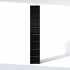 Furinno PASIR 8-Tier Closet Organizers and Storage, Open Shelf, Storage Organizer, 12-Inch Width, for Closet, Bedroom, Blackwood