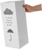 Zerodeko Umbrella Stand Holder: Iron Umbrella Bucket Freestanding Umbrella Rack Barrel Canes Walking Sticks Golf Clubs Organizer for Entryway Porch Indoor