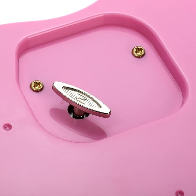 yarlung Ballerina Music Box for Valentine's Day Gift, Pink Heart Rotating Dancing Girl Gift Box for Jewelry, Trinket, Mother's Day Birthday