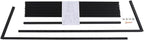 Scarf Organizer, Metal Hijab Organizer, 10 Tier Scarf Holder Hanger for Multiple Scarves, Freestanding Hijab Stand Belt Pants Hanging Rack for Home, Commercial, Clothing Store (Black, 120cm)