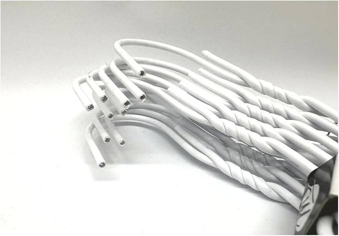 Pack of 30 Wire Hangers Steel Metal Drip Dry Coat Clothes Hangers -Metal Coat Hangers are Made of Stress-Hardened 13 -Gauge Steel Wire with a Thin Plastic (NOT Lacquer) Coating.