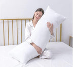 MoonRest® Synthetic Down Alternative 16x34 Lumbar Pillow Insert Form, for Decorative Throw Pillow, Sofa, Cushions, Body and Bed - Pack of 2- Size 16” X 34”