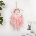 Pink Evil Eye Life of Tree Dream Catcher Wall Decor, DreamCatchers Wall Hanging Ornaments for Bedroom Home Decor Festival Gift