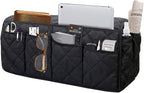 Armchair Caddy, Sofa Armrest Organizer with 14 Pockets, Waterproof Non Slip Recliner Remote Control Holder, Couch Chair Arm Storage for TV Remotes, Phone, iPad, Magazine, Books