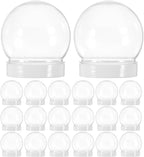 DIY Transparent Candy can Set of 20 Plastic Jars with Lids for Kitchen Storage Multi-Functional Small Containers for Candy Snacks Jewelry and Home Organization