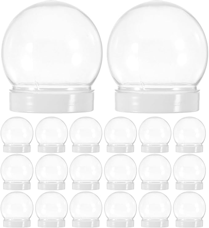 DIY Transparent Candy can Set of 20 Plastic Jars with Lids for Kitchen Storage Multi-Functional Small Containers for Candy Snacks Jewelry and Home Organization