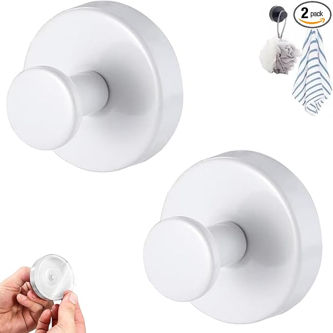 Linwnil Suction Cup Hooks for Glass Window, 2025 Upgraded Christmas Wreath Door Hanger, No Drill Suction Cup Hooks for Wreaths on Glass, Garland Wreath Hangers for Front Door Shower