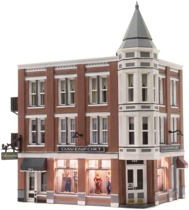 Woodland Scenics BR5039 HO Davenport Department Store Structure Built-&-Ready
