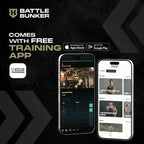 Battle Bunker Premium Resistance Bands - Natural Exercise Bands for Strength Training, Pull-Ups & Recovery - Fitness Band for Home, Gym & Mobility Workouts- Crush Your Goals Anytime- 3-Pack- 10-125lbs