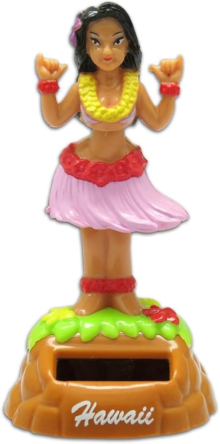 Shaka Hula Girl Solar Dashboard Doll