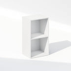 Furinno Reed Closet Organizers and Storage, 2-Tier Closet Organizer, Open Shelf Closet Storage, for Wardrobe, Bedroom, Living Room, White