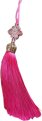 Chinese Knot Tassels Pendant, Handmade Polyester Tassels, Great for Home Decors and Festival Ornament