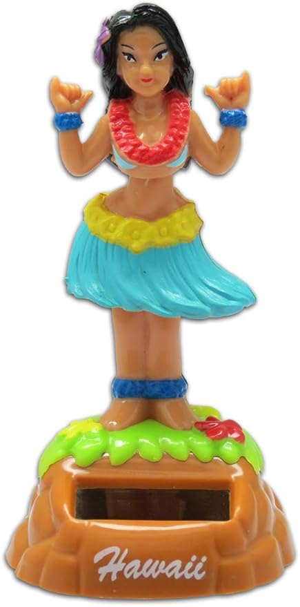 Shaka Hula Girl Solar Dashboard Doll