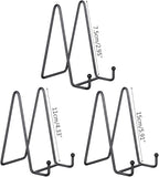Display Stands Metal Frame for Picture Decorative Plates Book Photo Artistic Work Home Showrooms Ornaments Storage Stands with Shelves and Drawers (6 inches)