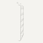 Amazon Basics Over the Door Metal Shoe Rack, 18 Pair Capacity, White